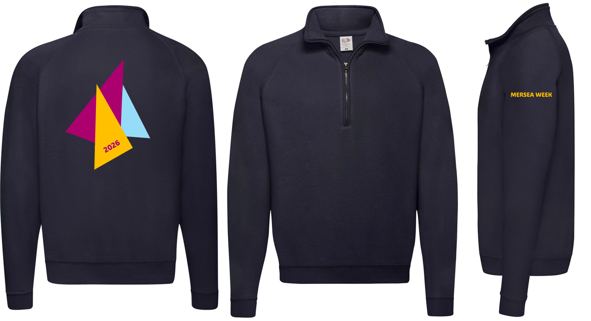 Quarter Zip Sweatshirt – Navy